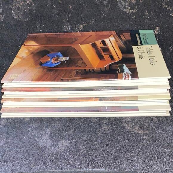 Woodsmith Custom Woodworking Lot of 4 Table Desk Chair Shop Cabinet Carpentry - Picture 3 of 9